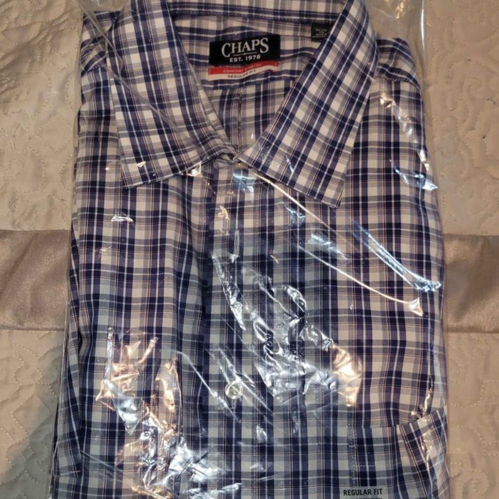 Mens Dress Shirt - Chaps - Reg Fit 32/33 17-17 1/2